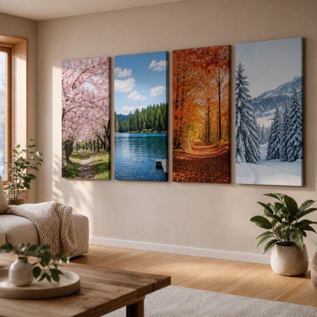 The Seasonal Shift: How to Refresh Your Canvas Prints for Every Canadian Season