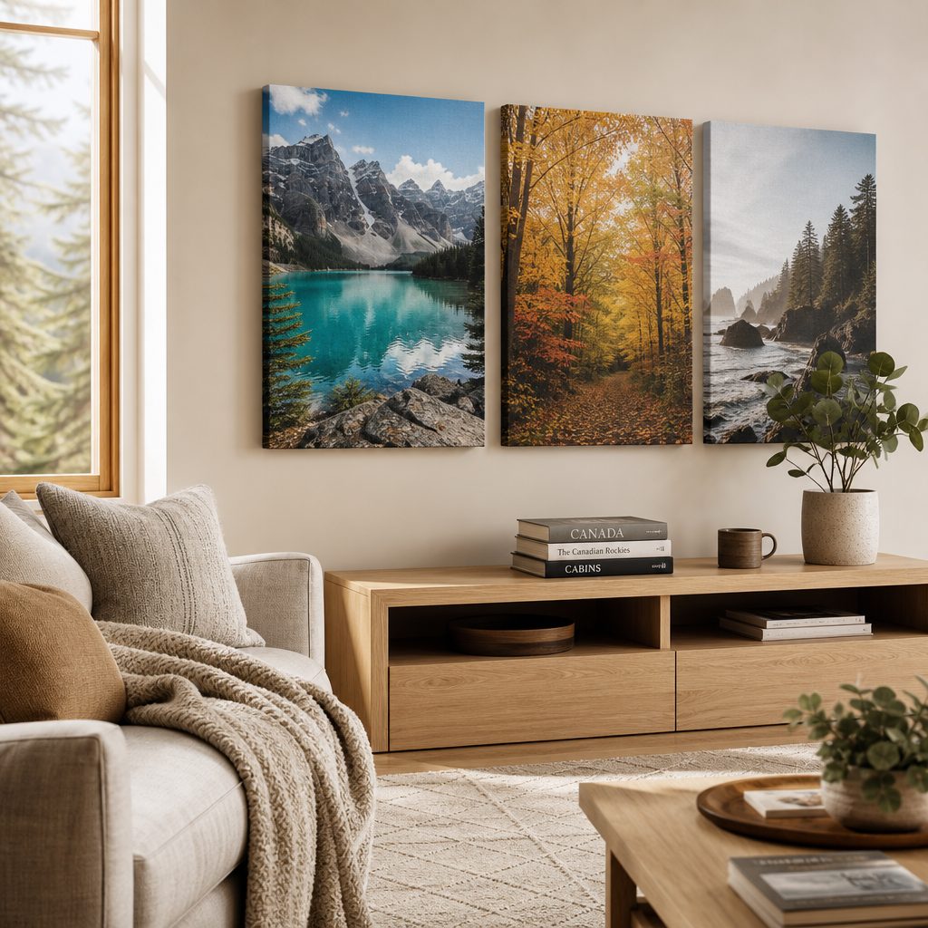 From Lens to Living Room: How to Turn Your Travel Photos into Stunning Canadian Canvas Prints