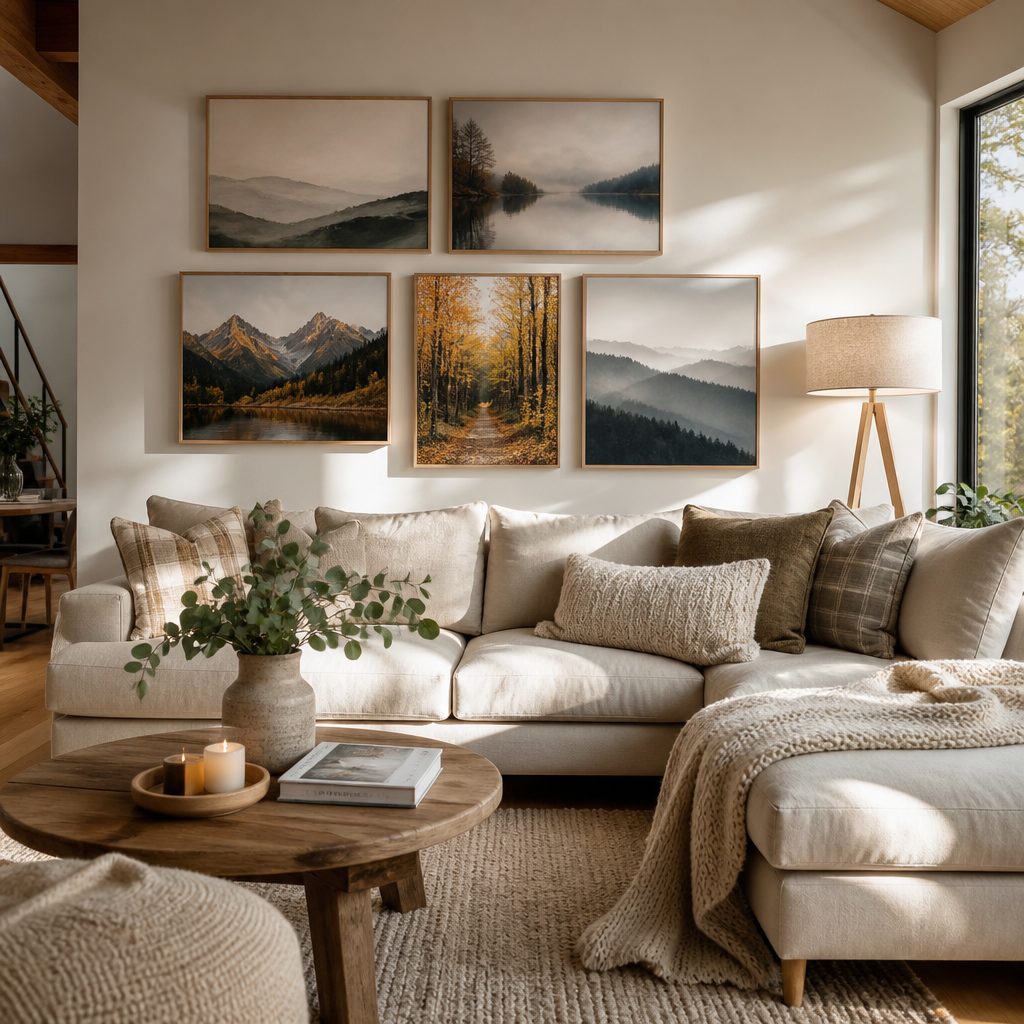 The Art of Arrangement: How to Group Canvas Prints for Maximum Impact in Canadian Homes
