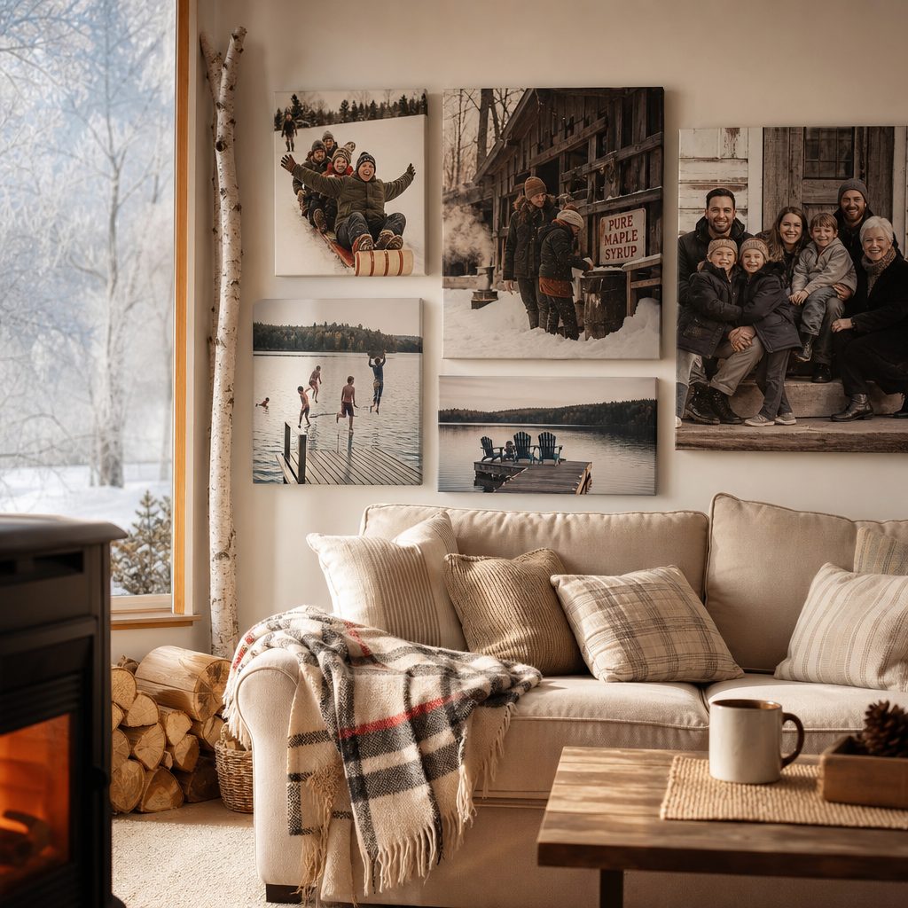 How to Use Canvas Prints to Tell Your Family's Story: A Guide for Canadian Homes