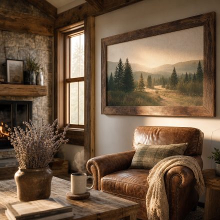 The Warmth of Wood: How Canvas Prints Complement Rustic and Farmhouse Décor
