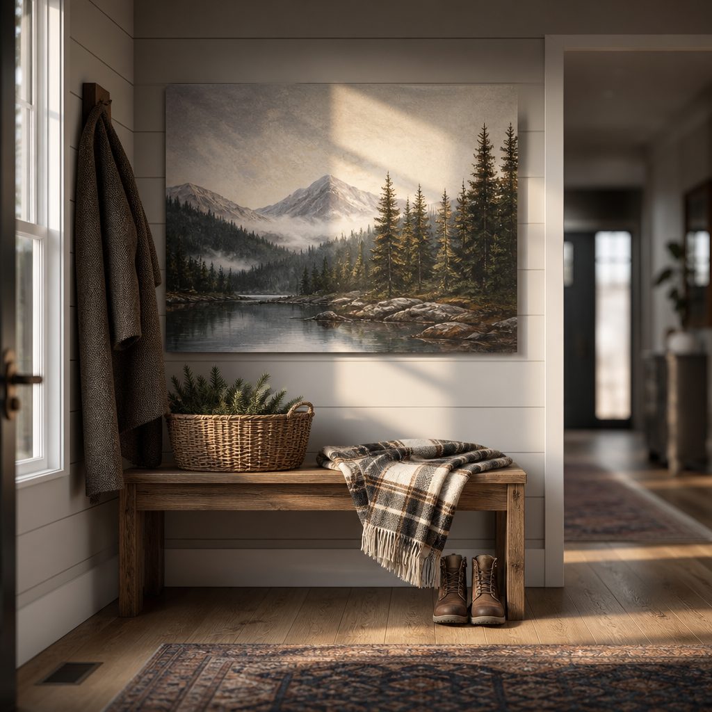 The Art of Arrival: How Canvas Prints Welcome Guests in Canadian Entryways