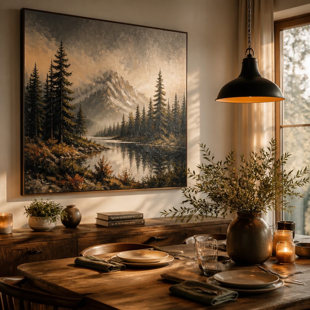 The Art of Gathering: How Canvas Prints Shape the Heart of Canadian Dining Rooms