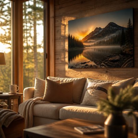 The Light Within: How Canvas Prints Transform the Golden Hour of Canadian Evenings