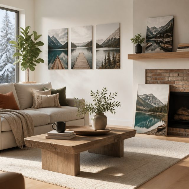 Beyond the Frame: Creative Ways to Display Canvas Prints in Your Canadian Home