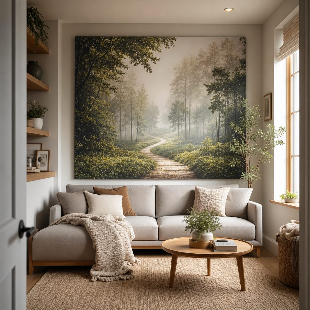 Small Space, Big Impact: How Oversized Canvas Prints Can Make a Room Feel Larger