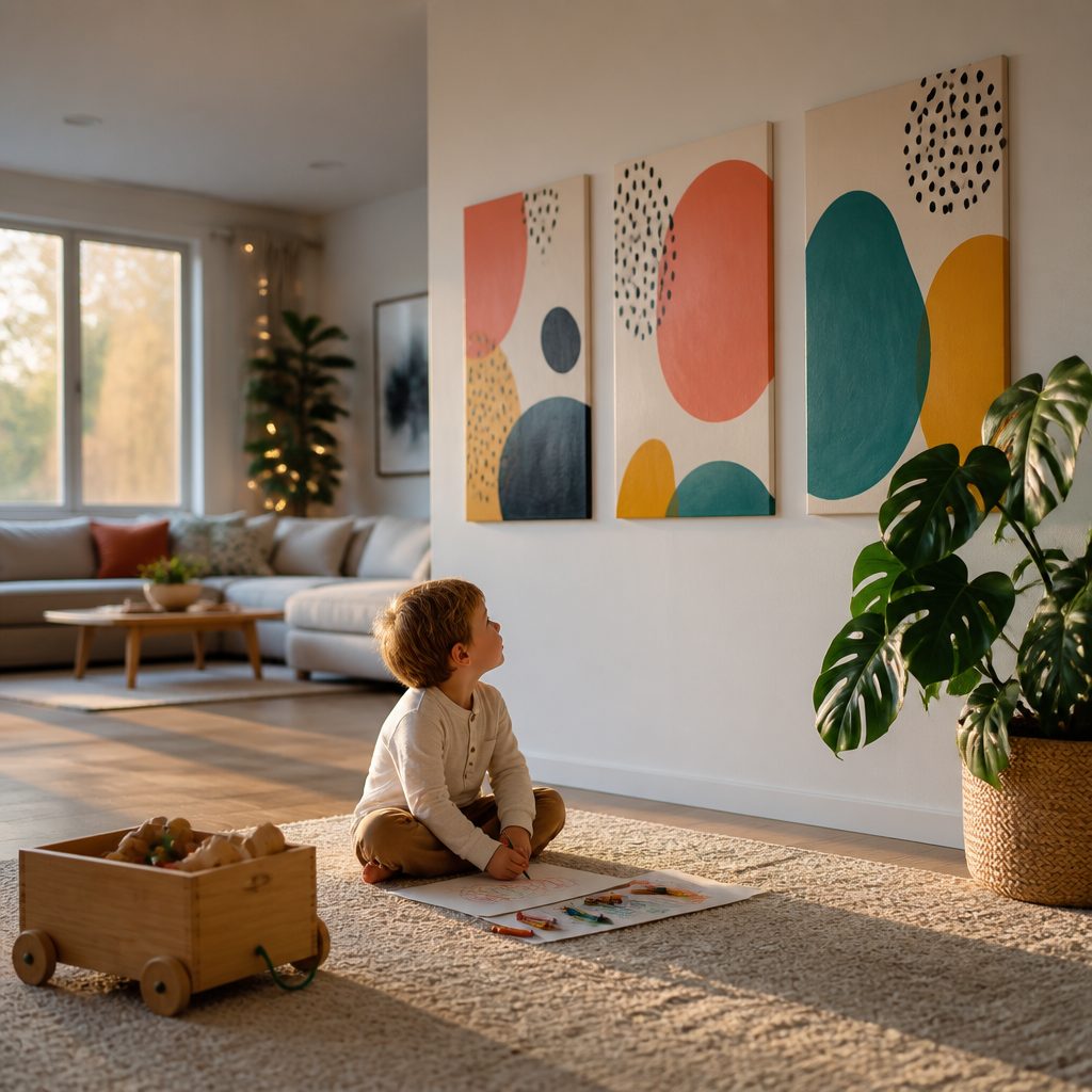 The Playful Home: How Canvas Prints Inspire Creativity and Joy in Family Spaces