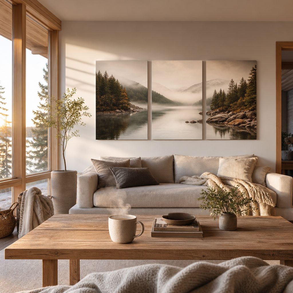 The Breathe-Easy Home: How Canvas Prints Shape Calm and Serenity in Canadian Living Spaces