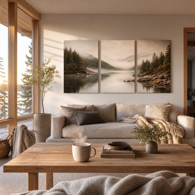 The Breathe-Easy Home: How Canvas Prints Shape Calm and Serenity in Canadian Living Spaces