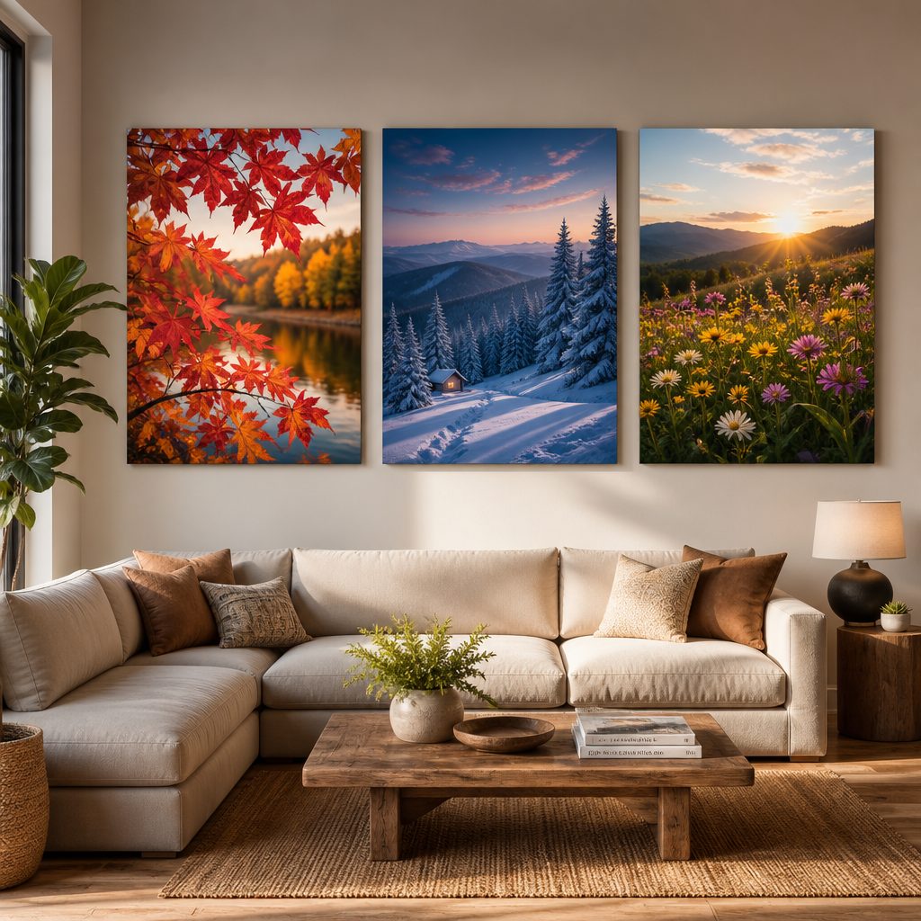 The Art of the Canadian Seasons: How Canvas Prints Celebrate the Year in Your Home