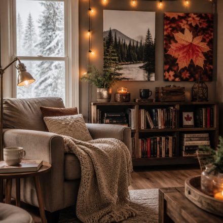 The Cozy Corner: How Canvas Prints Create Warm Reading Nooks in Canadian Homes