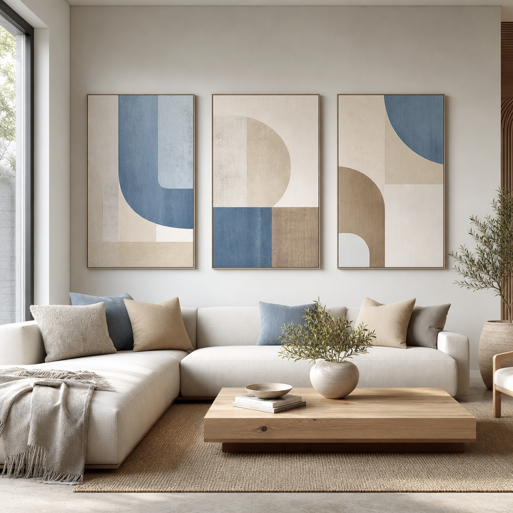 The Science of Symmetry: How Balanced Canvas Arrangements Create Calm in Any Room